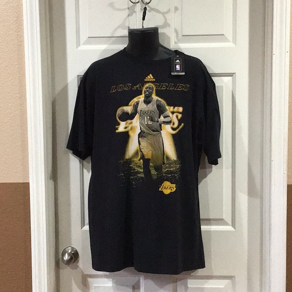 Adidas Los Angeles Lakers Black Mens Tee Shirt